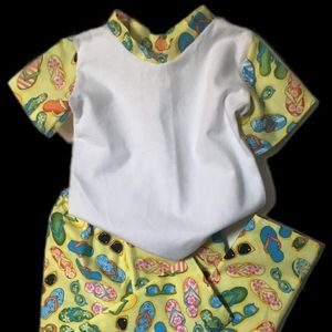 New children's outfit. Comfort. Double fab